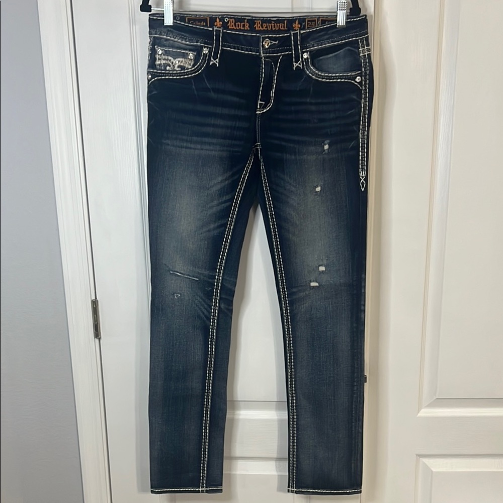 Rock Revival  Skinny Jeans with Sleek Design